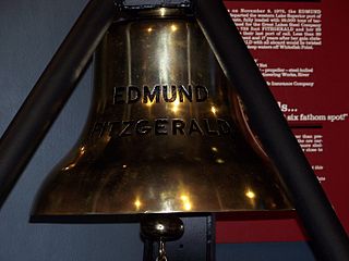 The bell from the SS Edmund Fitzgerald